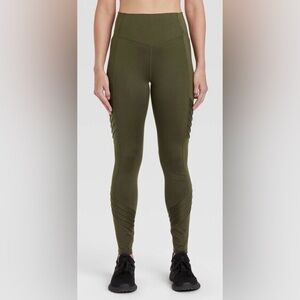 All in Motion Sculpt Motto Leggings, Green, sz XS